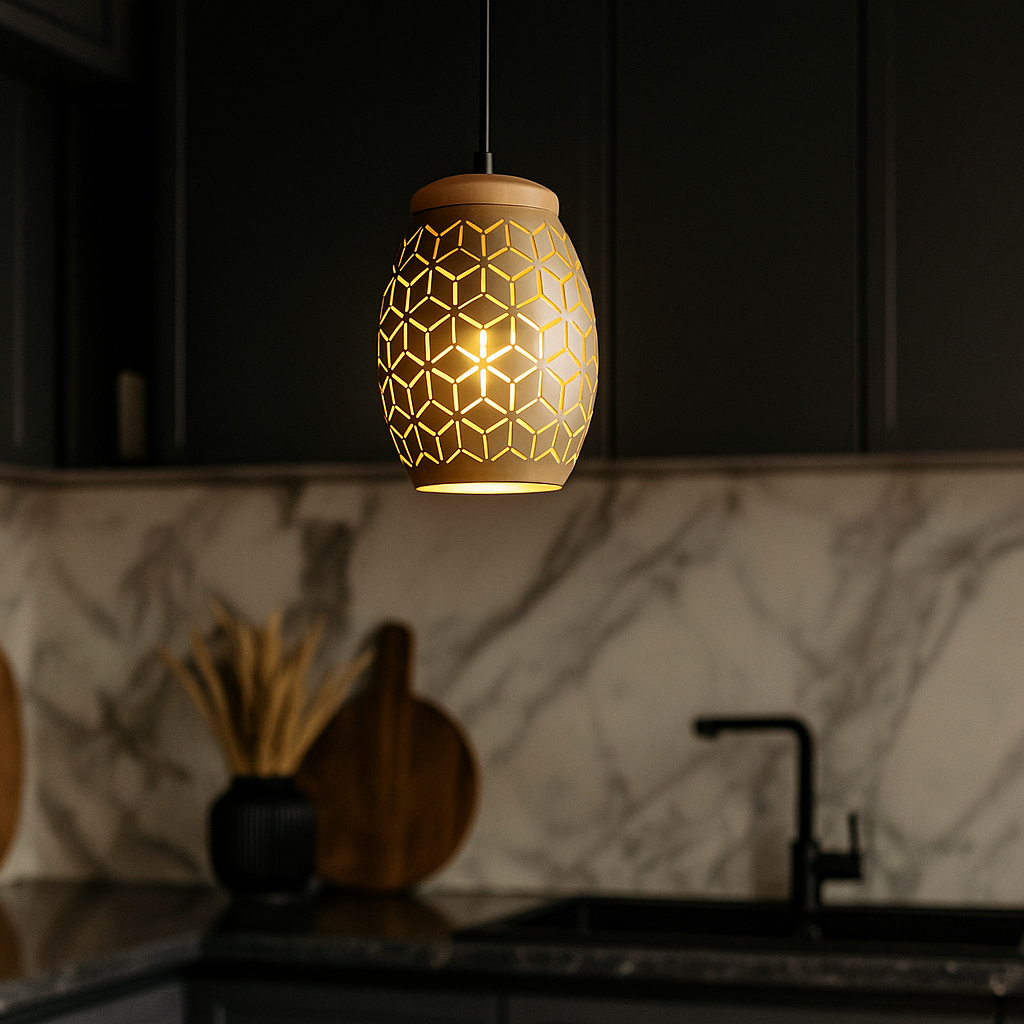 Pendul Decorativ BIDAR 1xE27 Maro