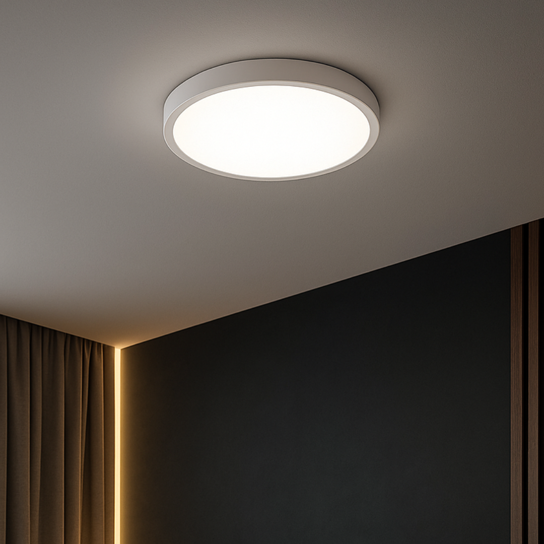 Plafoniera LED Baie 26W Alba 30cm IP40 3 Lumini Echivalent 200W