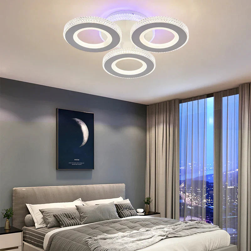 Lustra LED 122W M600-3 RGB Telecomanda Echivalent 500W