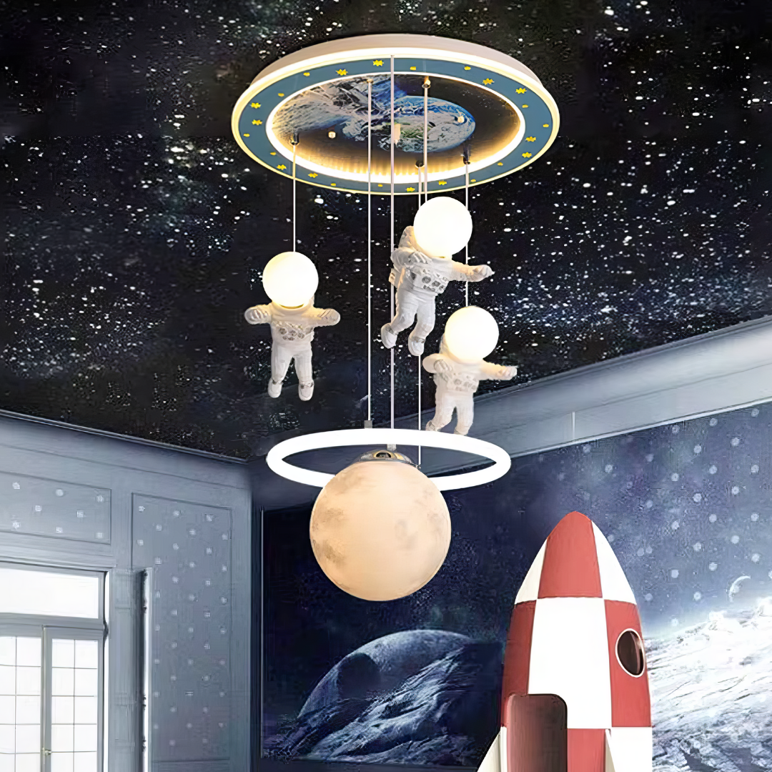 Lustra LED Suspendata 100W Astro Friends Telecomanda Echivalent 500W