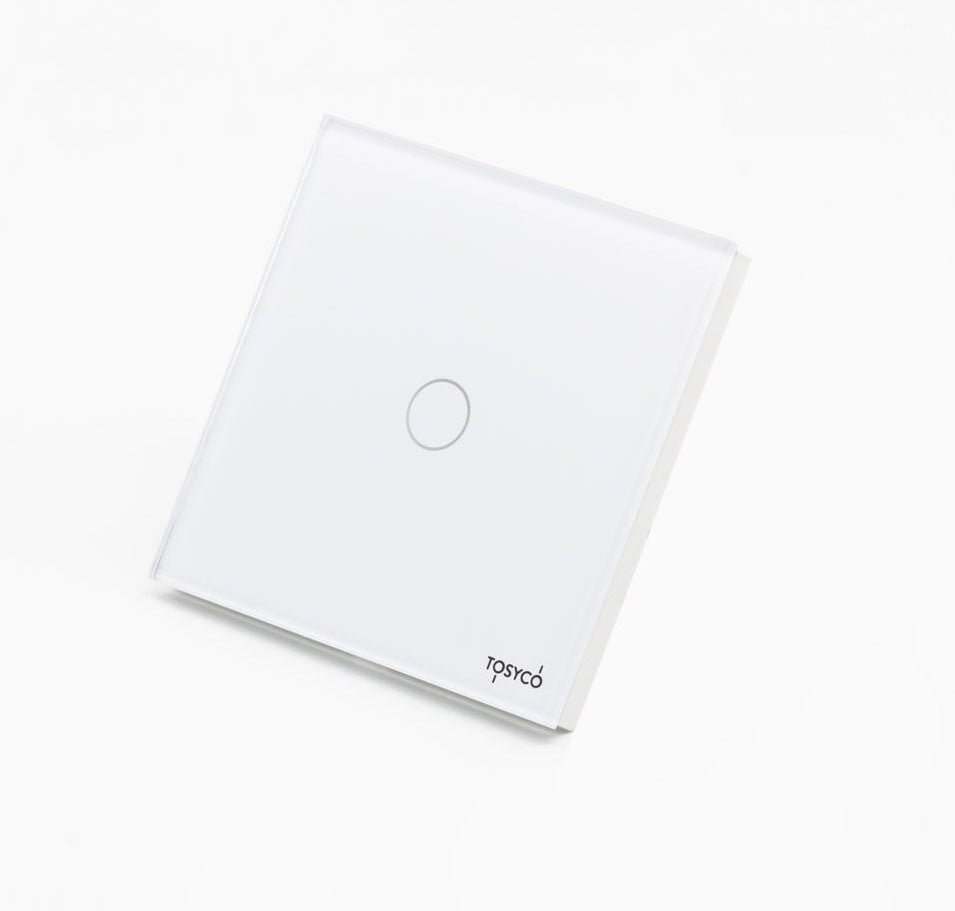 Intrerupator dimabil simplu wireless cu touch din sticla