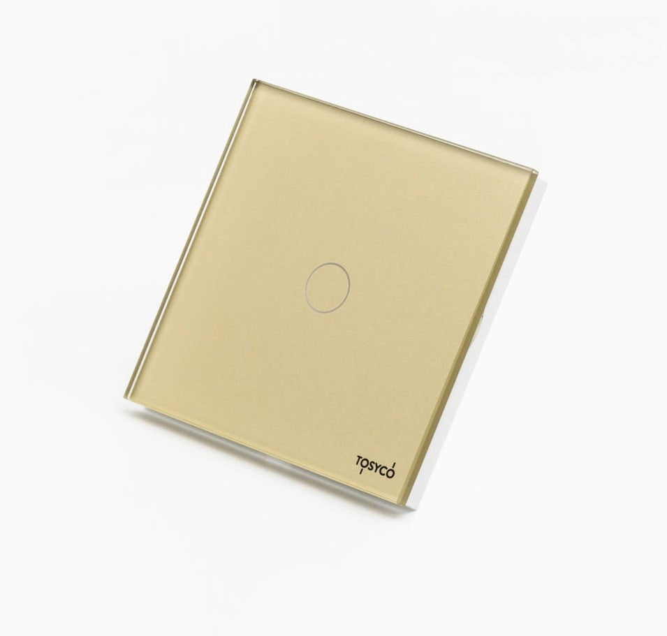 Intrerupator dimabil simplu wireless cu touch din sticla