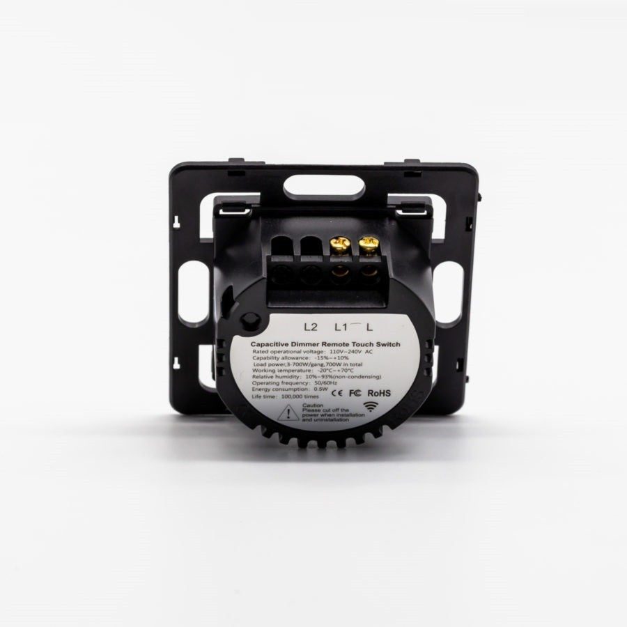 Intrerupator dimabil simplu wireless cu touch din sticla