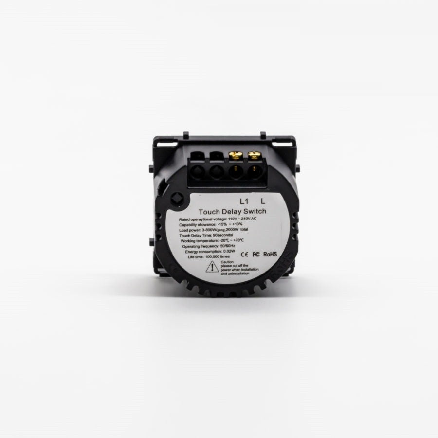 Intrerupator cu temporizator cu touch din sticla