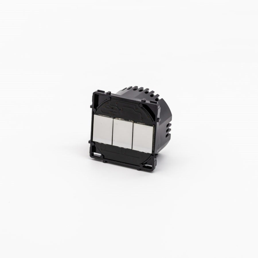 Intrerupator triplu cu touch din sticla