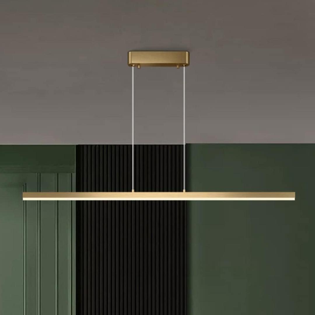 Lustra LED Suspendata 36W Elegant Office Gold Echivalent 300W