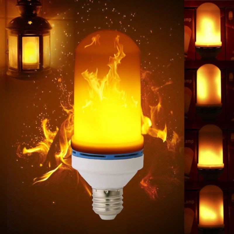Bec LED E27 5W Efect Flacara