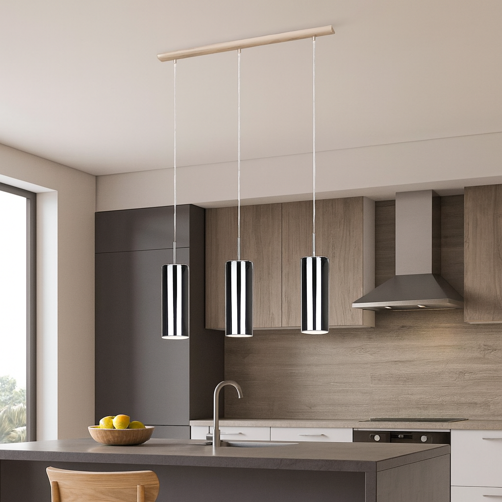 Lustra Suspendata SELVINO Silver 110CM