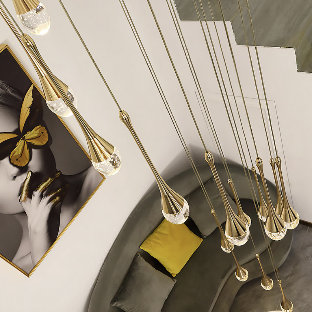 Lustra LED Luxury Crystal Flowing Tears