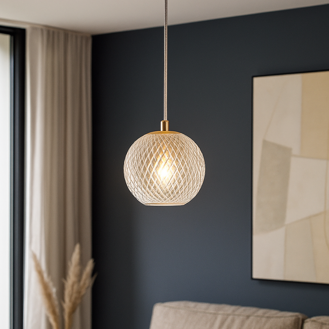 Pendul Abajur Cebolla Gold