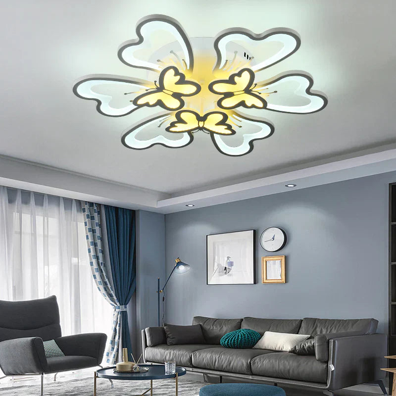 Lustra LED BUTTERFLY RGB Echivalent 800W Telecomanda