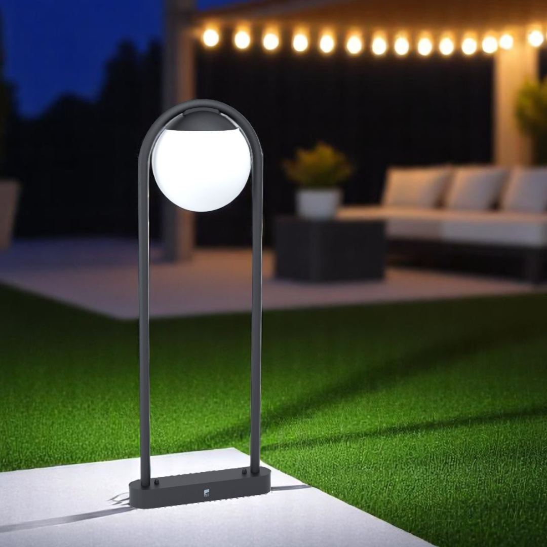 Stalp Ornamental de Gradina LED 28W PRATA VECCHIA 85CM 98733