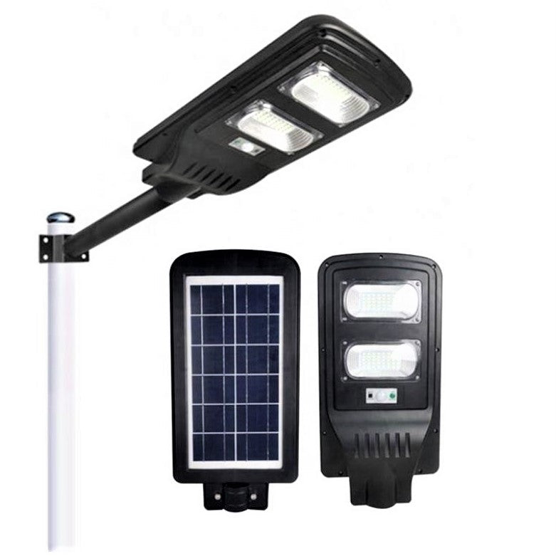 Lampa LED 100W Solara SLIM Senzor Miscare + Telecomanda