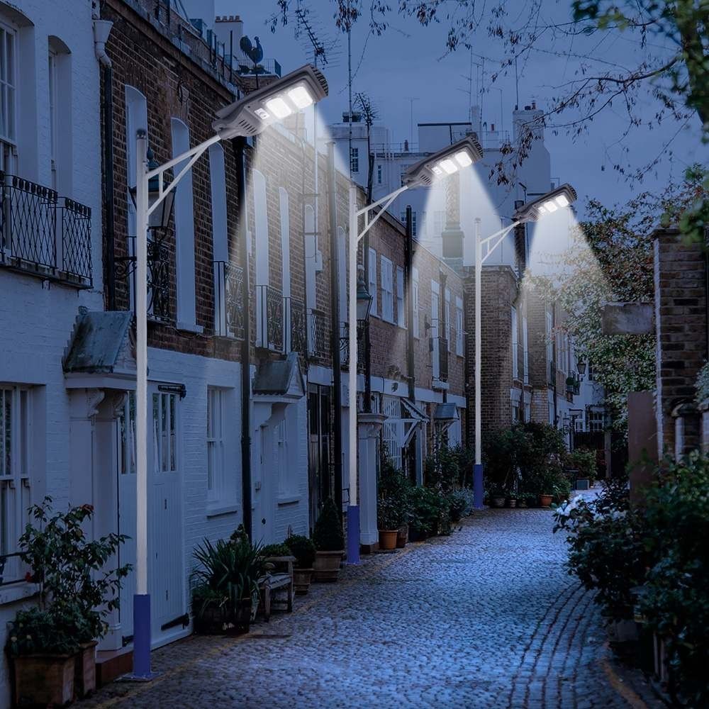 Lampa LED 100W Solara SLIM Senzor Miscare + Telecomanda