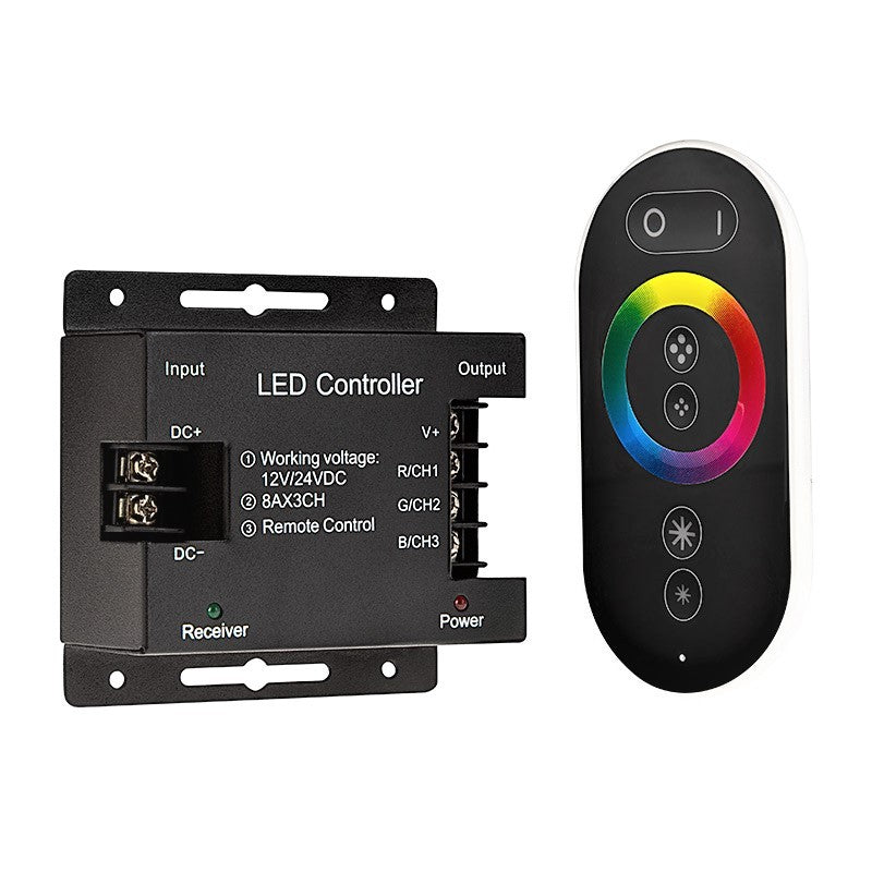 Controller RGB 432W 12V-24V Telecomanda TOUCH RF