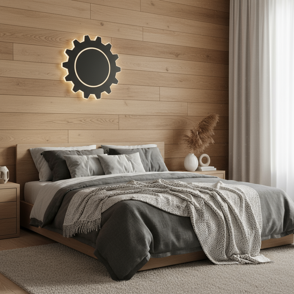 Aplica LED 8w RUVIN Black Echivalent 80W