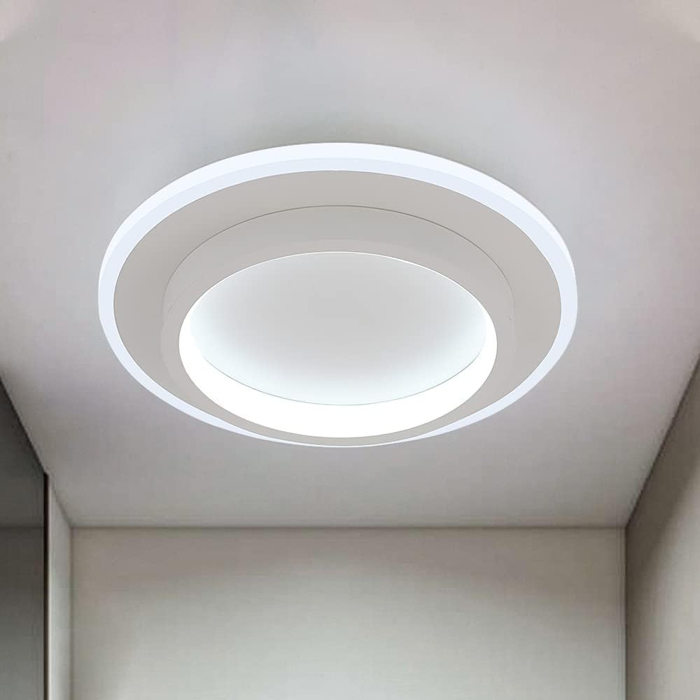 Lustra LED LOKI ROUND Alb Echivalent 200W