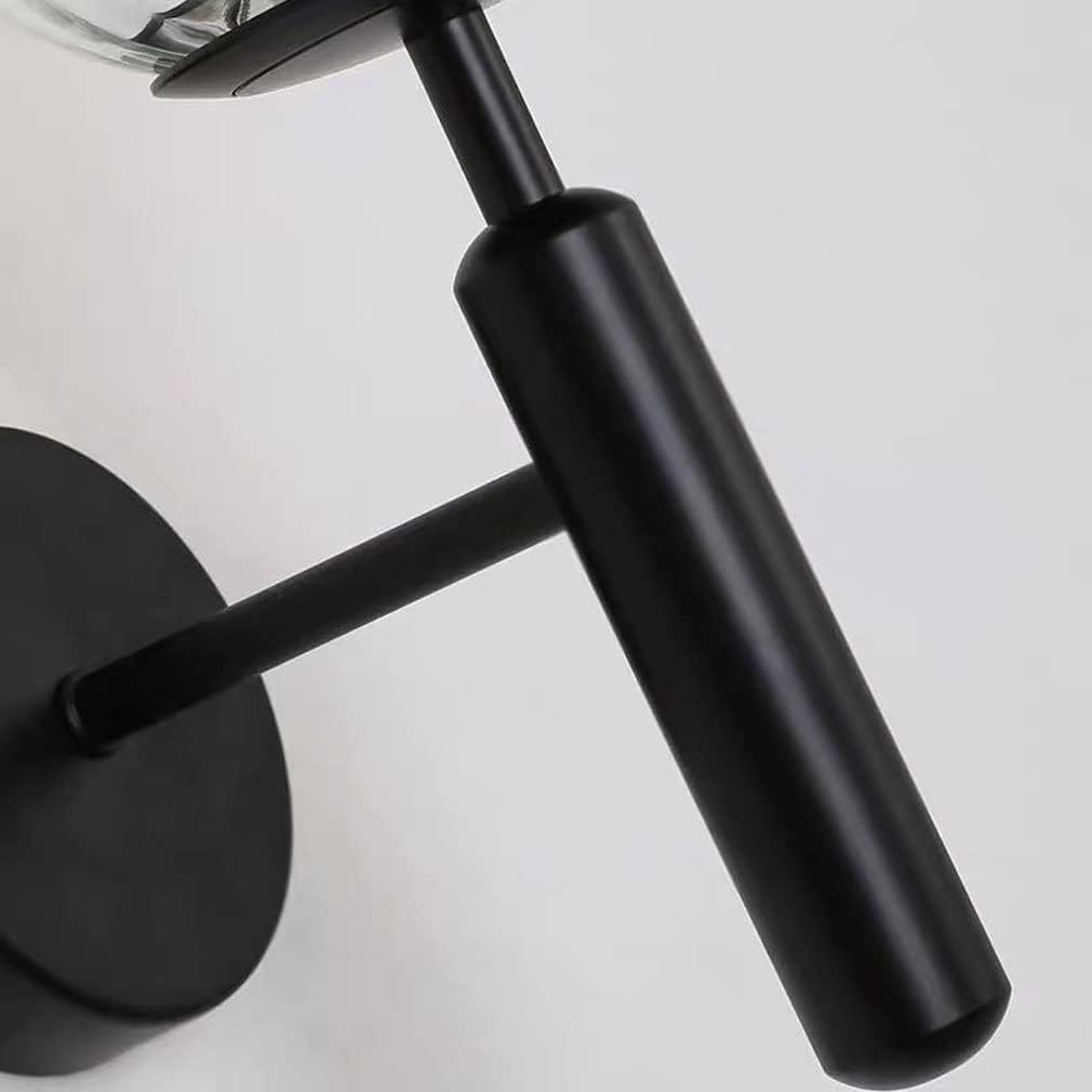 Aplica Nordic Style Abajur Transparent Black Torch MX908/1