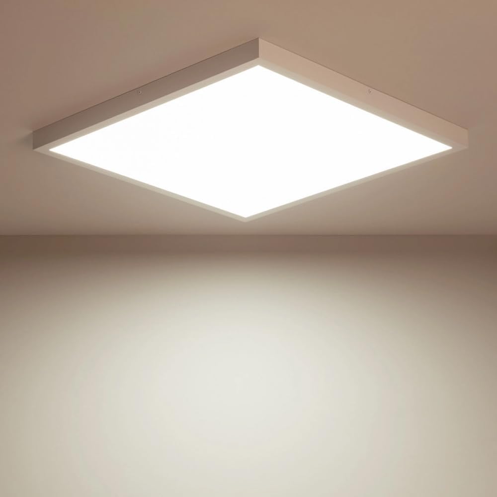 Panou LED 40W 60x60cm Alb Aplicat, 3 Lumini, Echivalent 400W