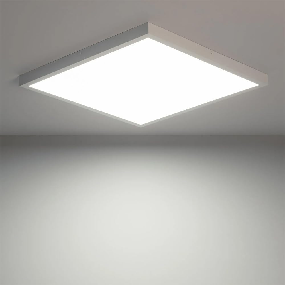 Panou LED 40W 60x60cm Alb Aplicat, 3 Lumini, Echivalent 400W