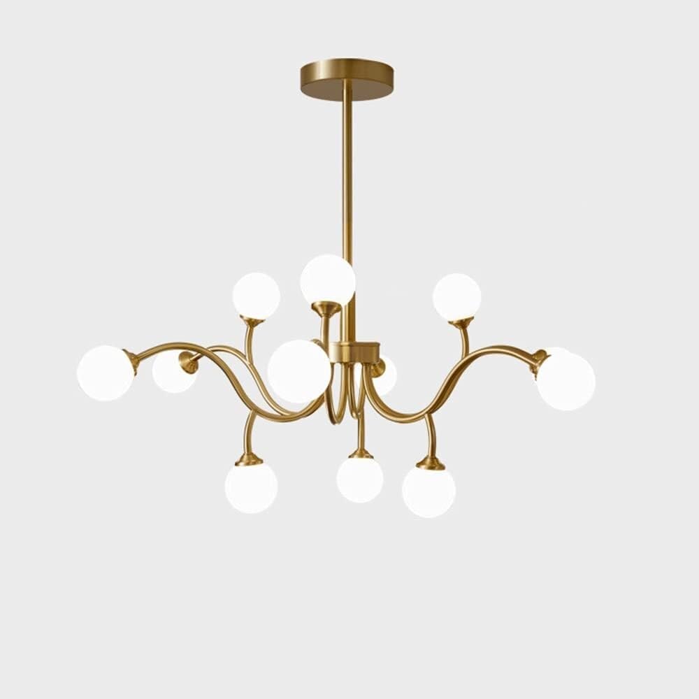 Lustra Nordic Style Abajur MAT Golden Beans 66108-12