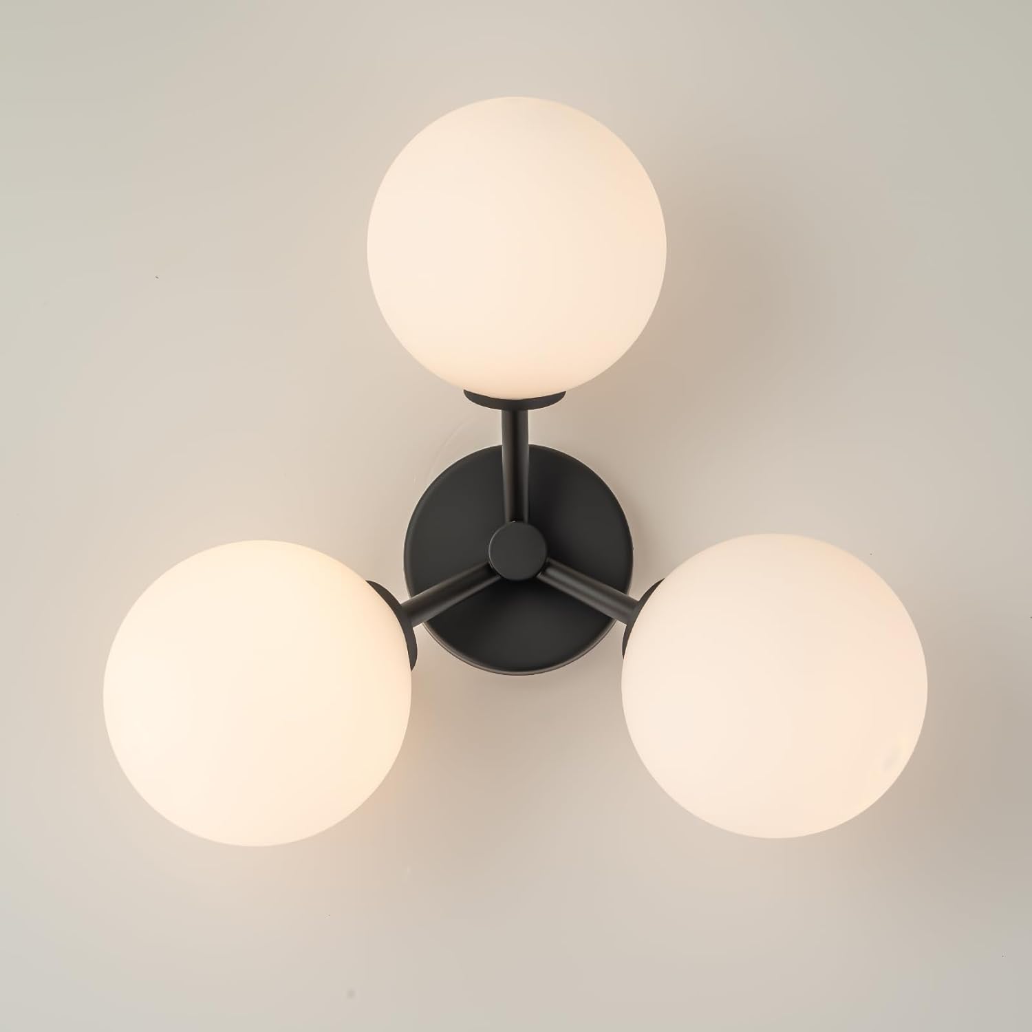 Lustra VESCA Black Abajur Mat 3xE27