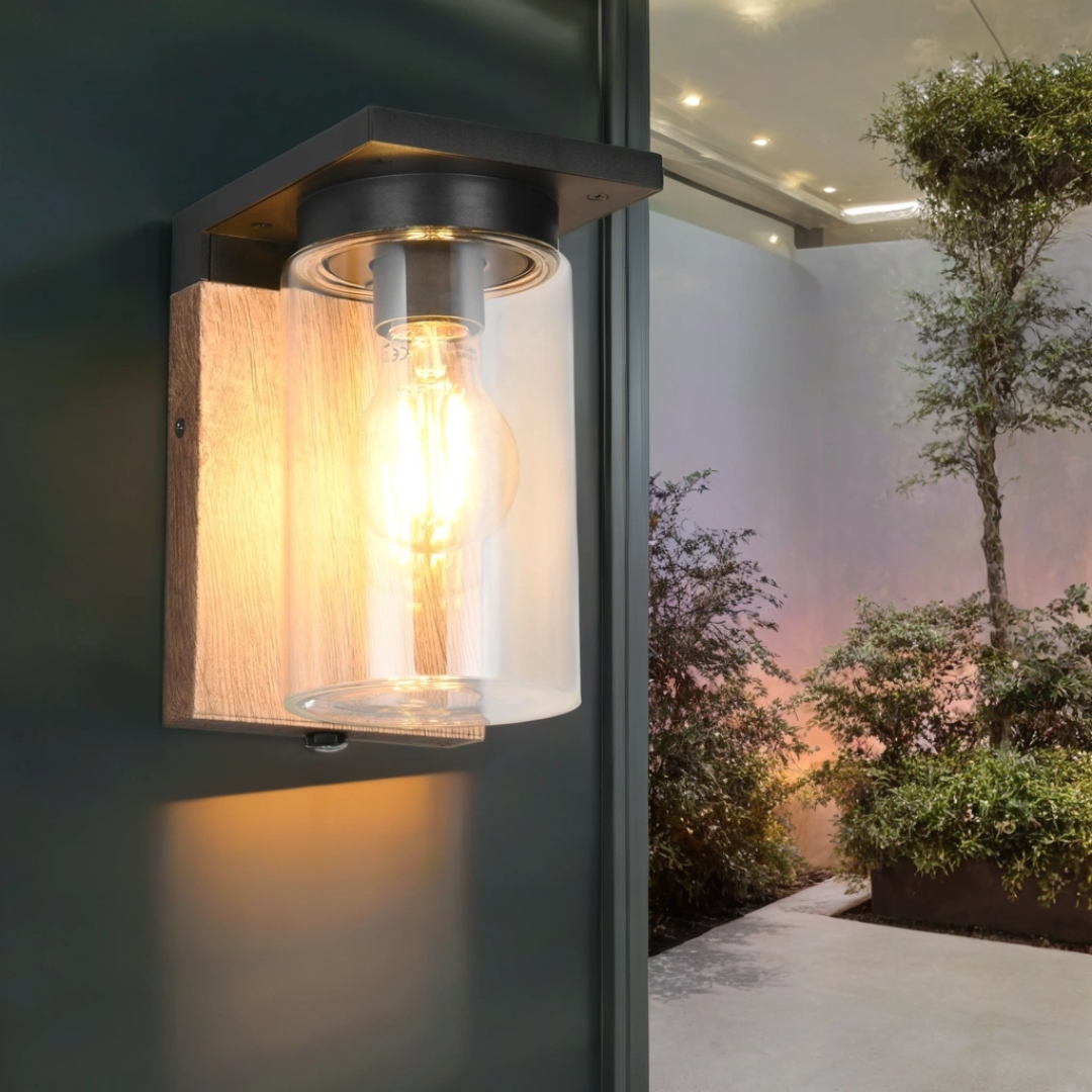 Aplica Exterior 1x27 ARDILA Finisaj Lemn