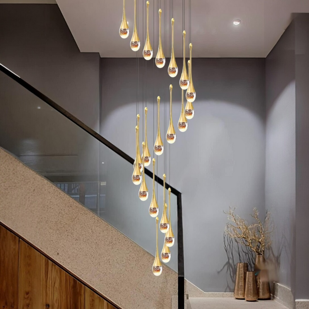 Lustra LED Luxury Crystal Flowing Tears