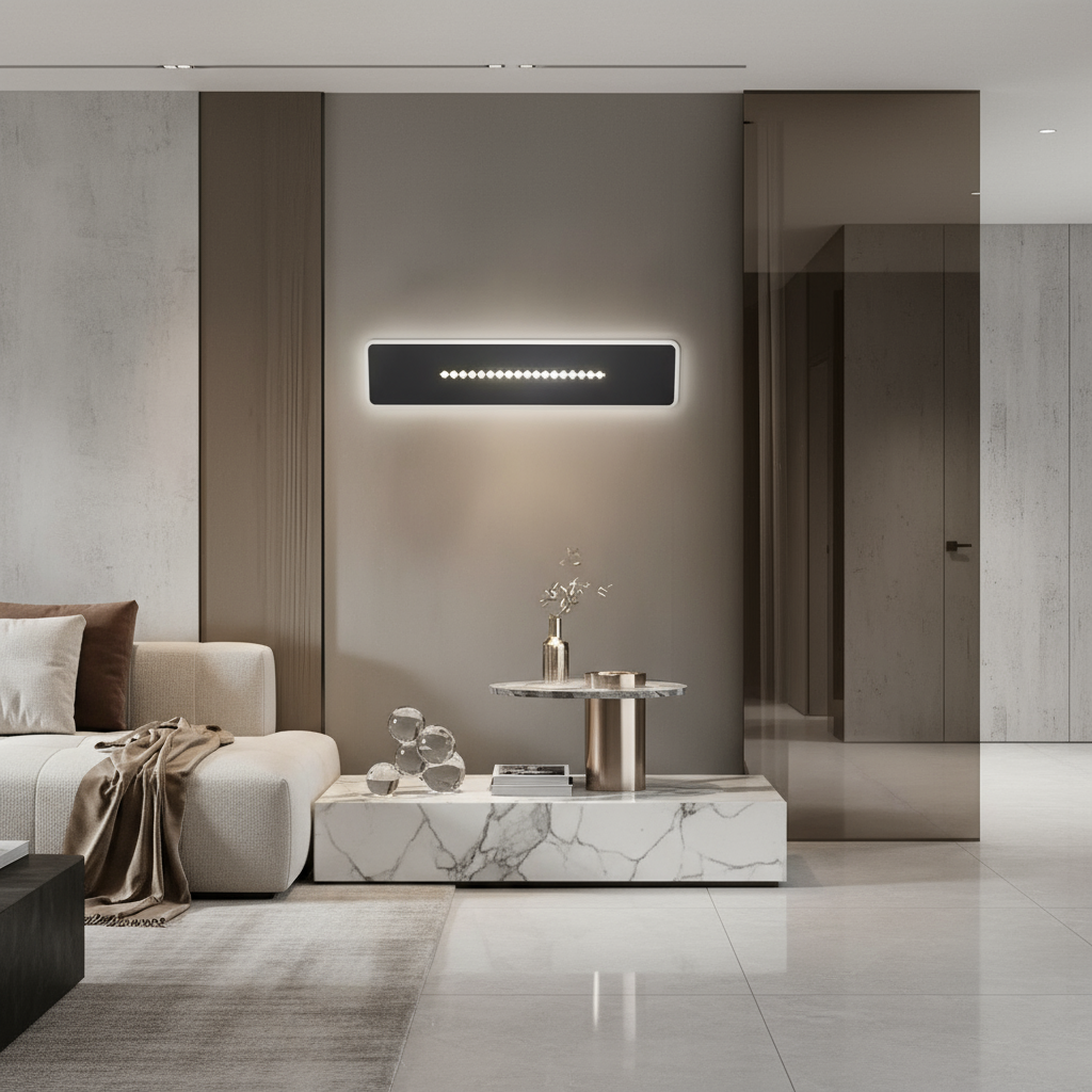 Aplica LED 22w VAIRA Black Echivalent 220W