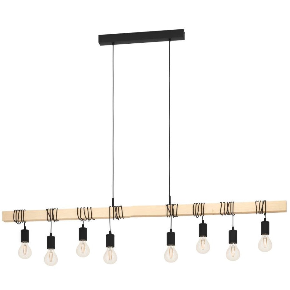 Lustra Vintage LEMN Design 8xE27