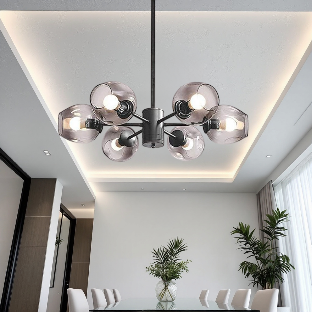 Lustra Abajur Reglabila 6xE27 Umbrava - 6035-6