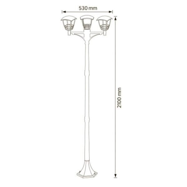 Stalp Ornamental 2 Metri NAR-7