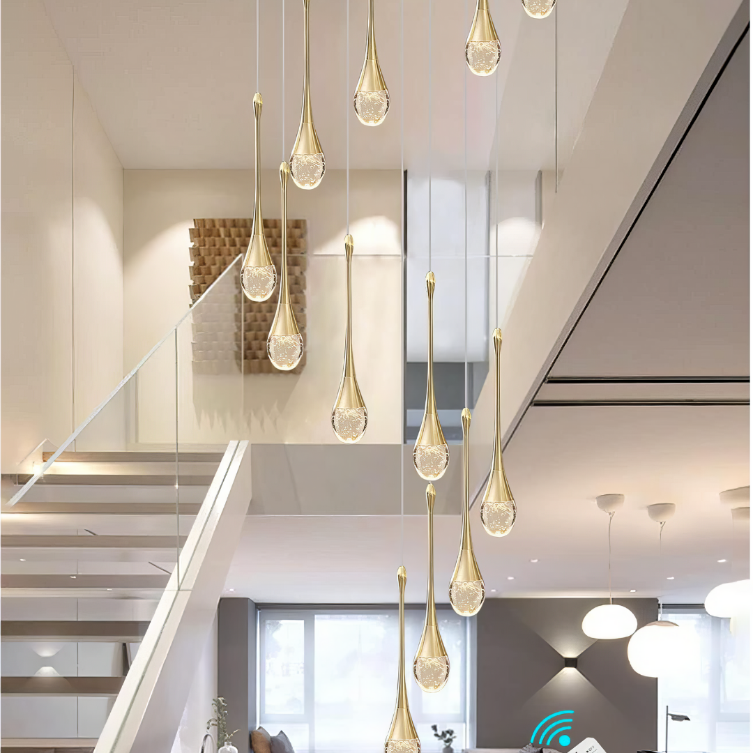 Lustra LED Luxury Crystal Flowing Tears