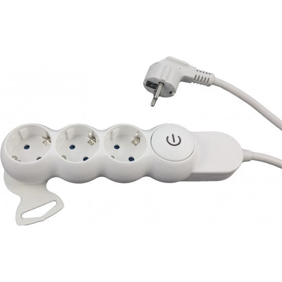 Prelungitor 1.5 Metri 3 Prize cu Buton