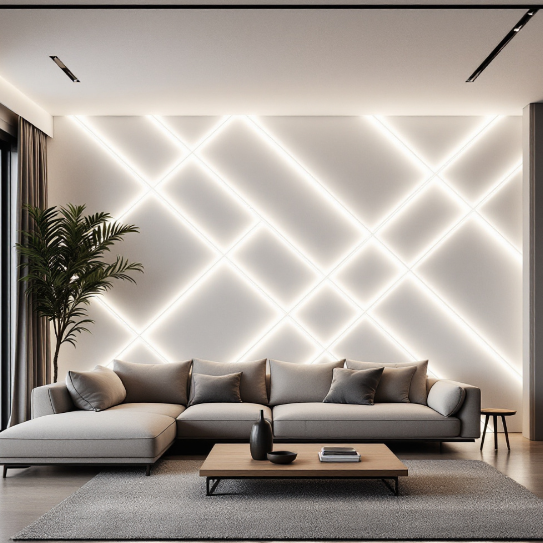 Profil Banda LED Aplicat Plat XL Dispersor Alb Mat 2M