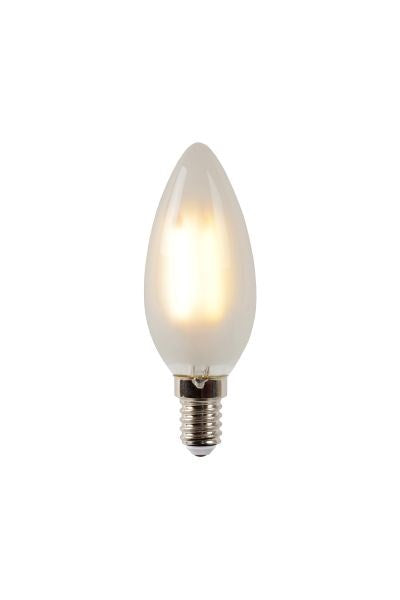 Bec LED E14 4W Filament Lumanare Transparent