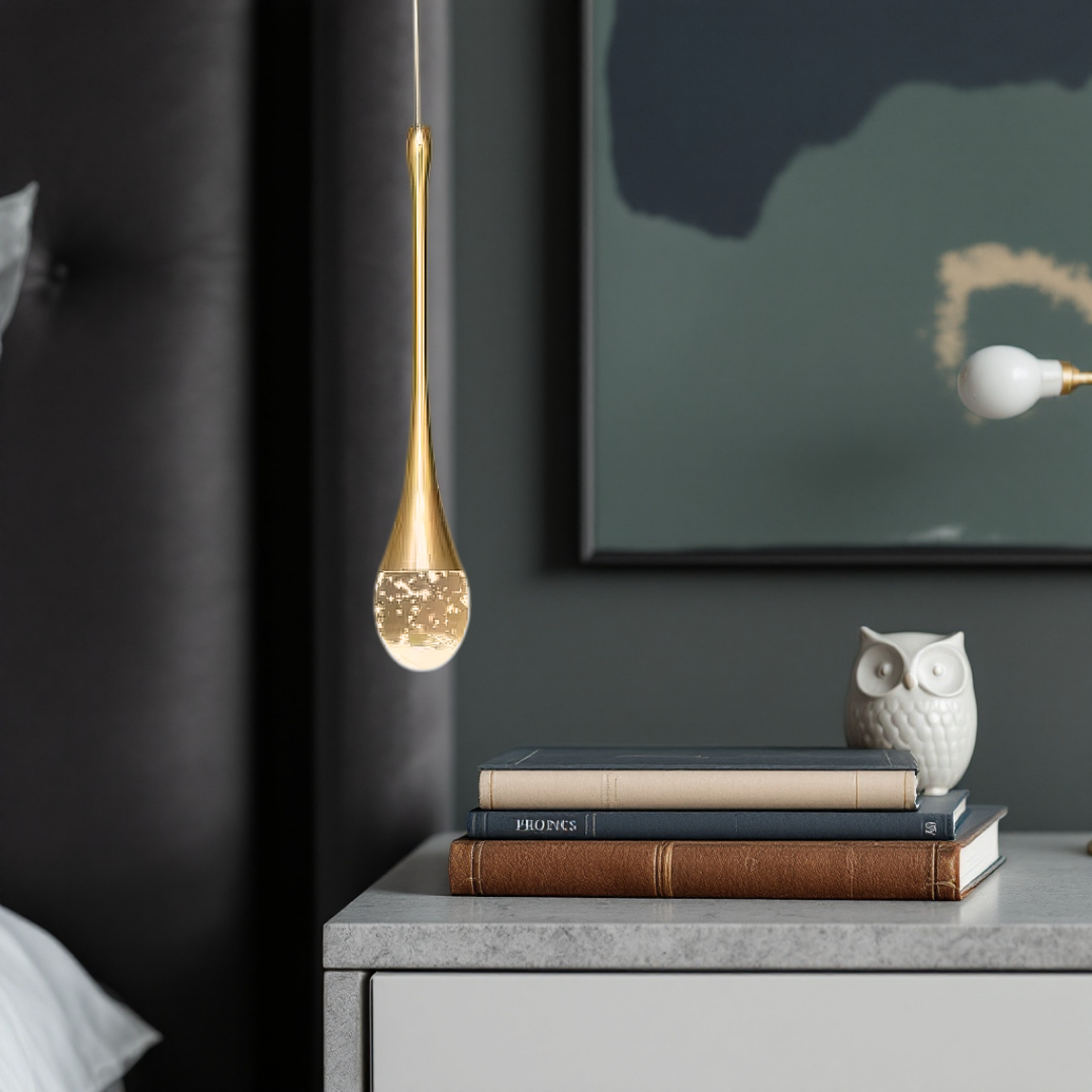 Pendul LED Luxury Crystal Flowing Tears