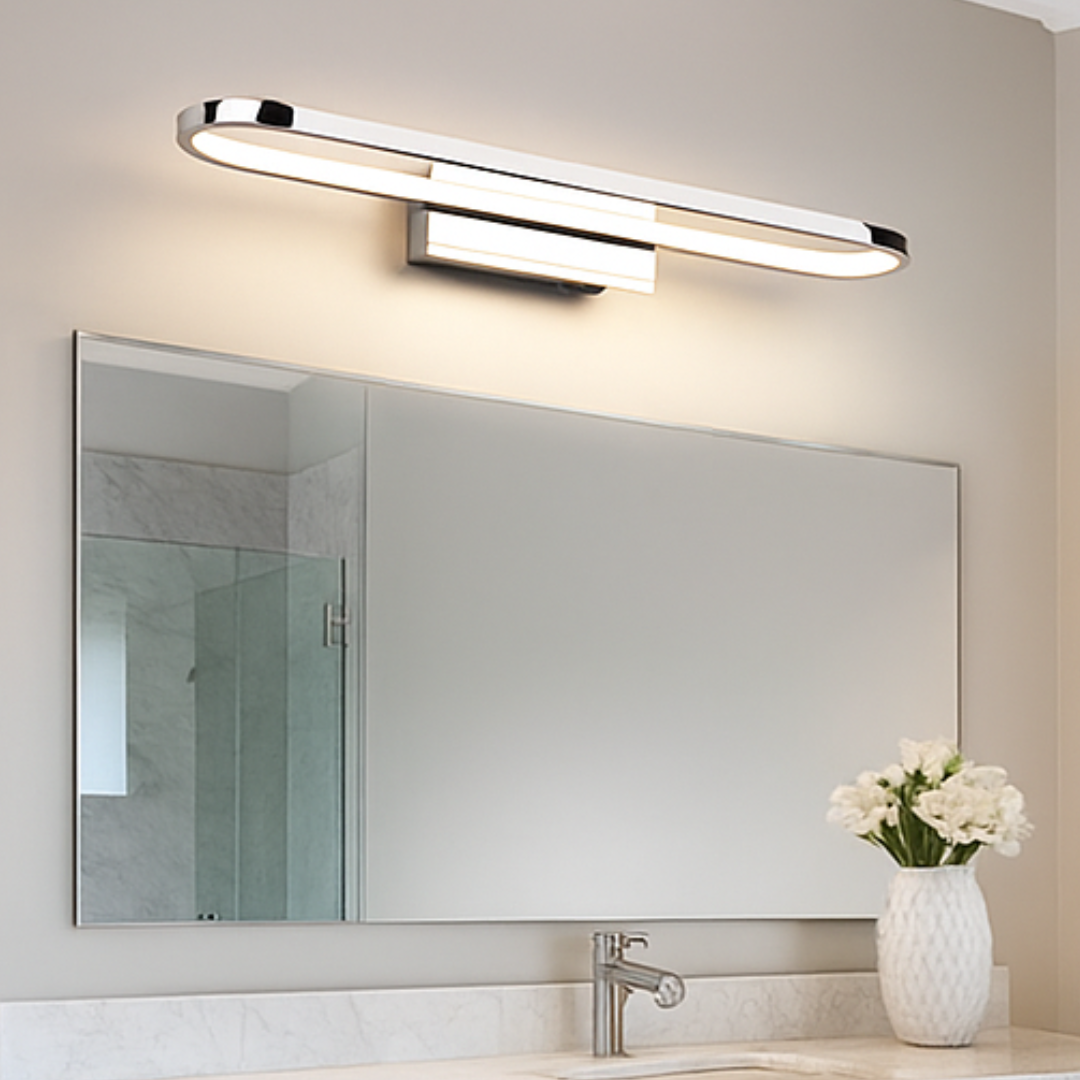 Aplica LED Baie IP44 cu Buton GIANNI Crom Echivalent 250W