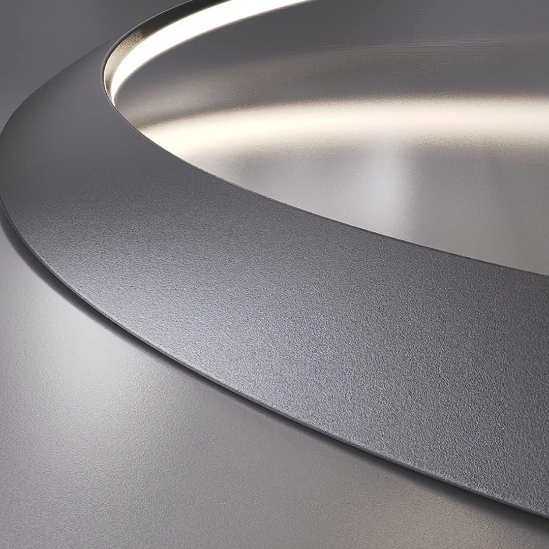 Lustra LED Suspendata 120W Lumea Black Telecomanda Echivalent 600W