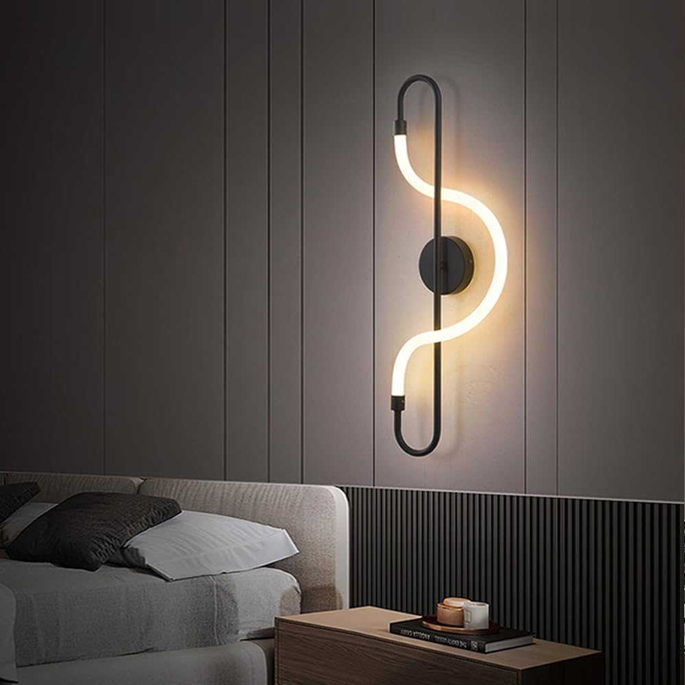 Aplica LED 16W Nordic Style Light Tube 9209 Black