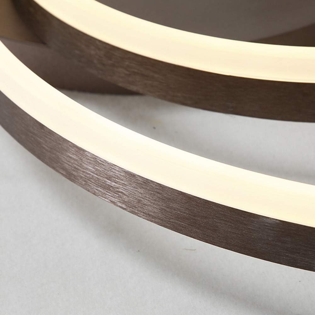 Lustra LED 160W BROWN 2 RINGS Telecomanda