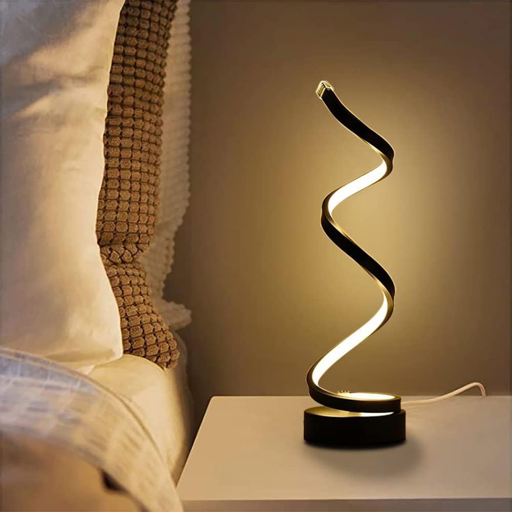Veioza Led 38W Wave Neagra Desk Lamp