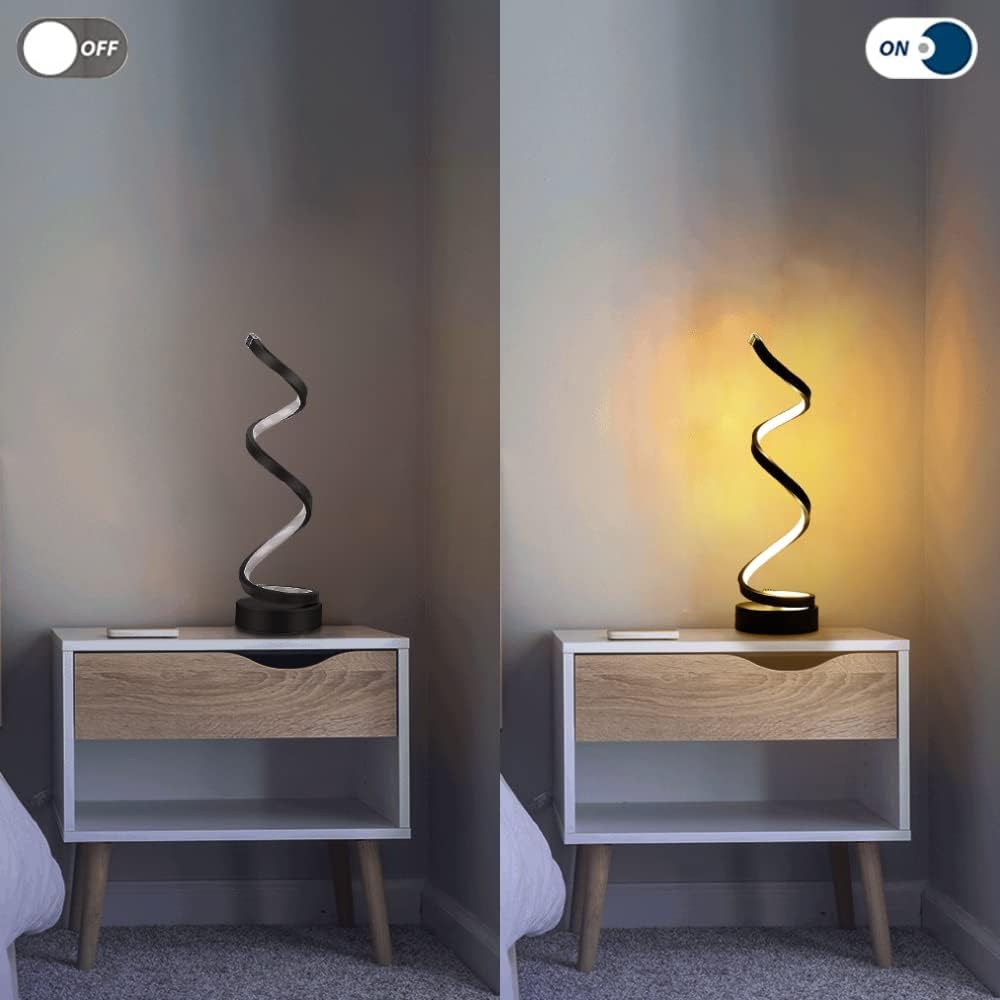 Veioza Led 38W Wave Neagra Desk Lamp