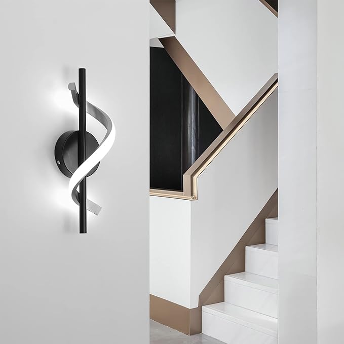 Aplica LED ROKO 10W Neagra Echivalent 120W