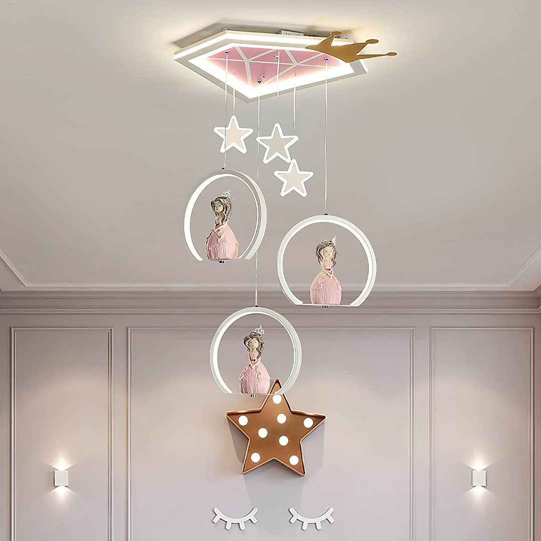 Lustra LED 170W Galaxy Princess Telecomanda Echivalent 600W