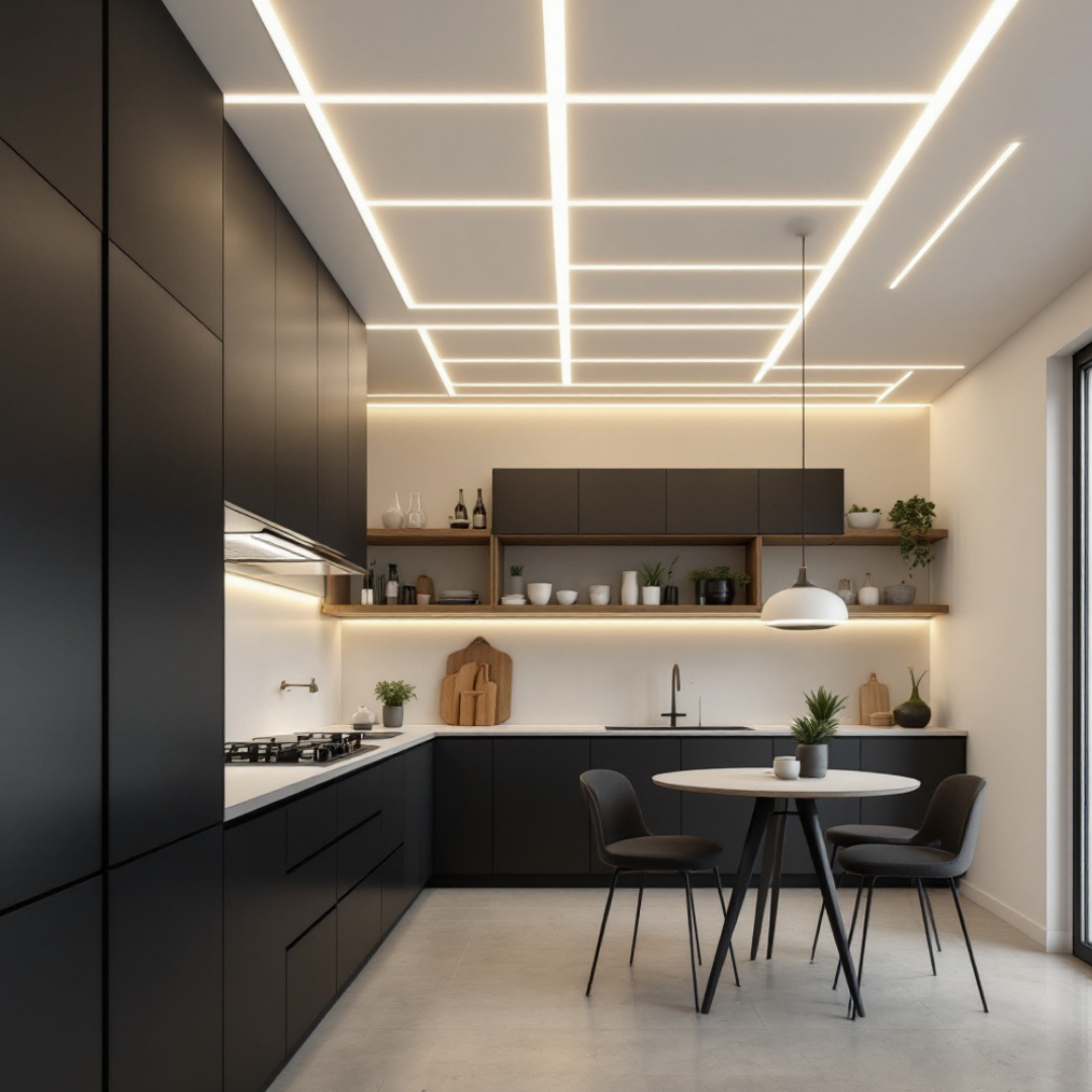 Profil Banda LED Incastrabil Plat XL cu Dispersor Alb Mat 2M