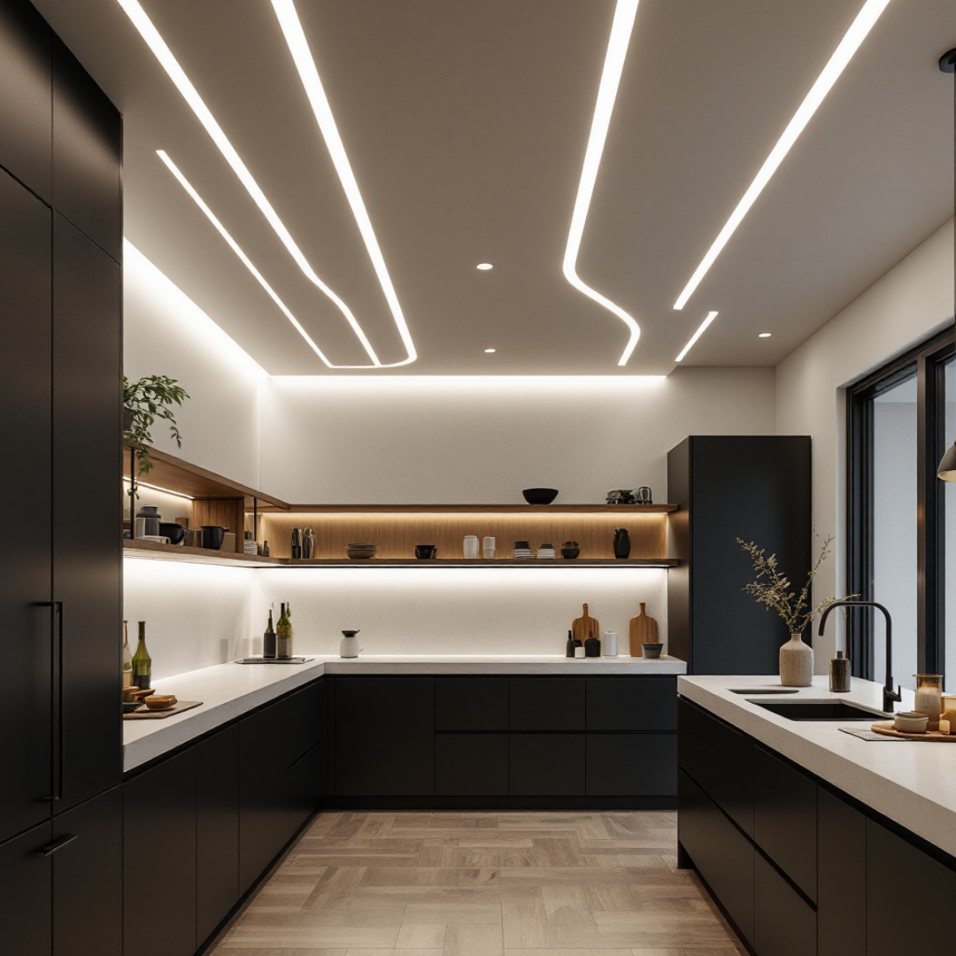 Profil Banda LED Incastrabil Plat XL cu Dispersor Alb Mat 2M