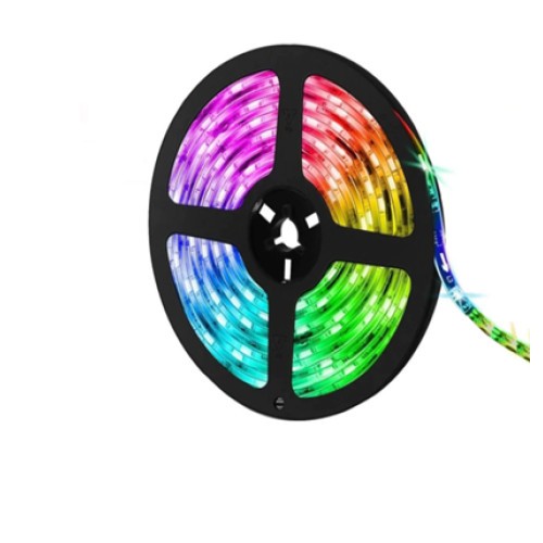 KIT Banda LED RGB 12V IP21 5 Metri Telecomanda RF TOUCH