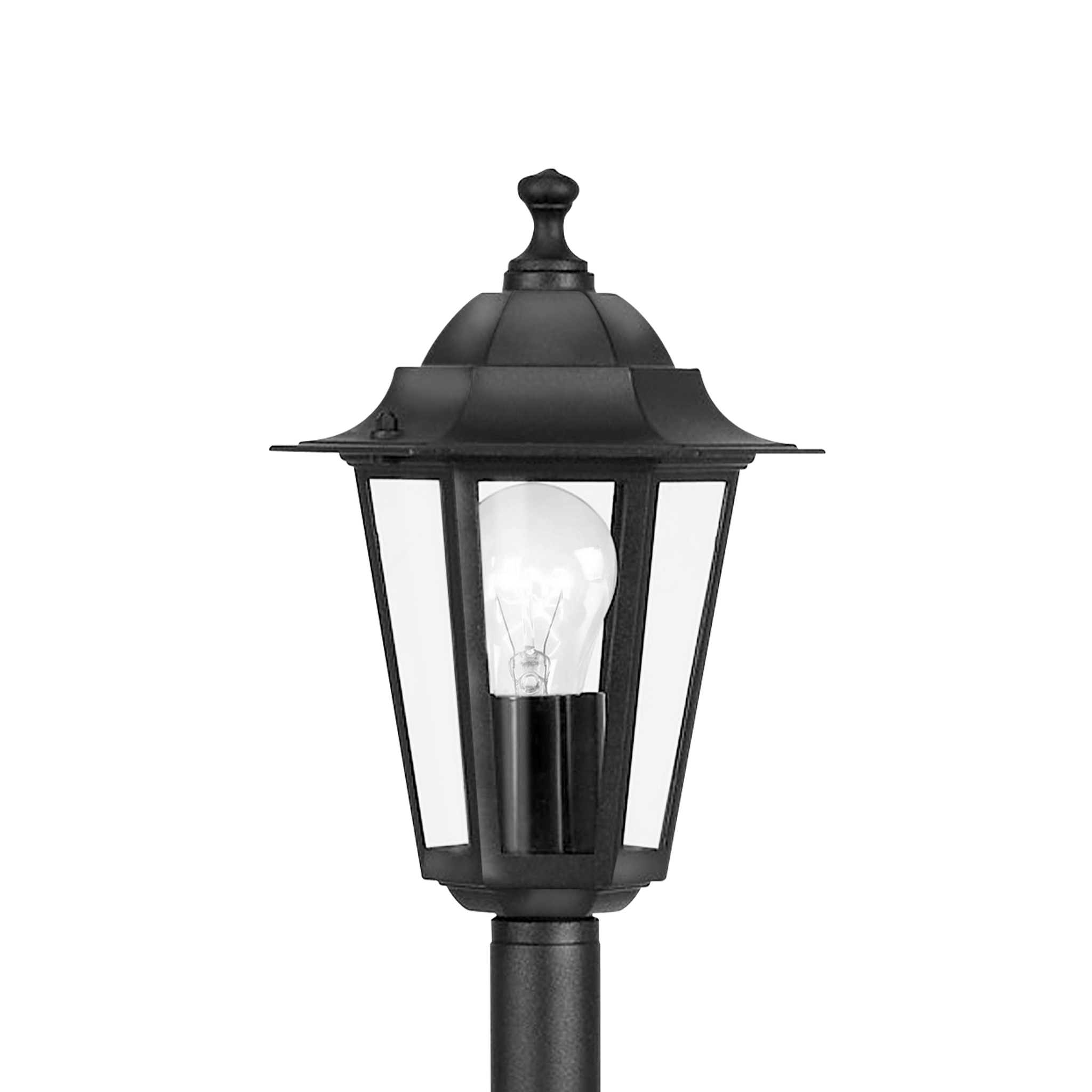 Stalp De Gradina LATERNA 4 Tip Felinar Negru 100CM