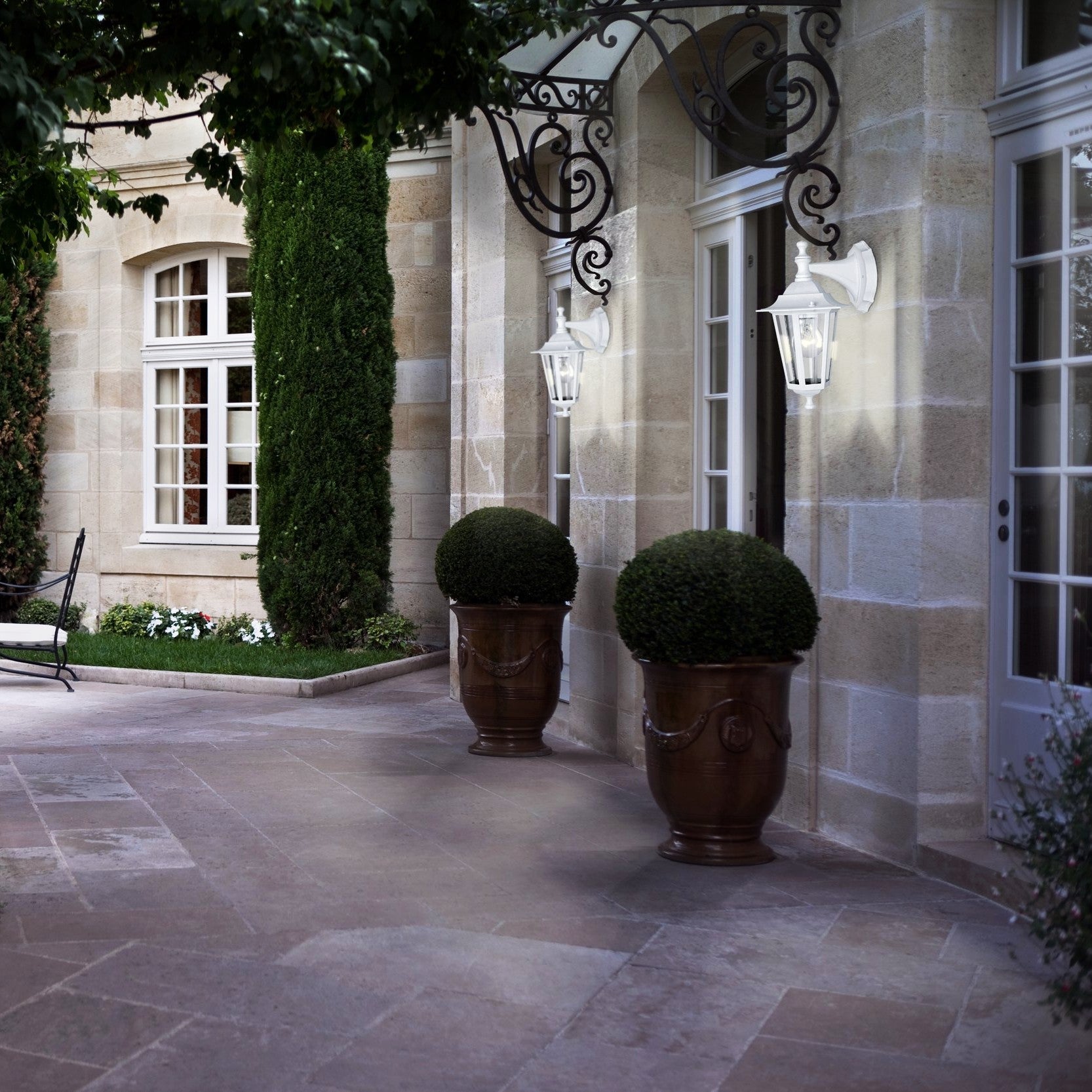 Felinar Alb LATERNA 5 Eglo Exterior